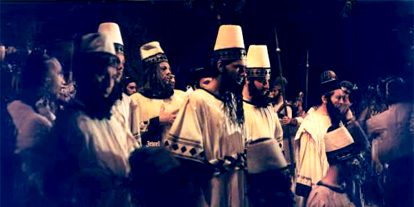 Performance of Nabucco at the Romanian National Opera, January 1997