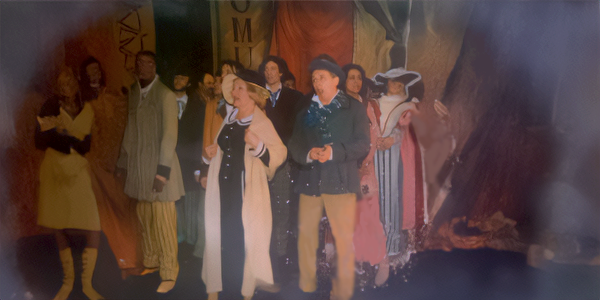 Group performance of Pagliacci at the Romanian National Opera, November 1996