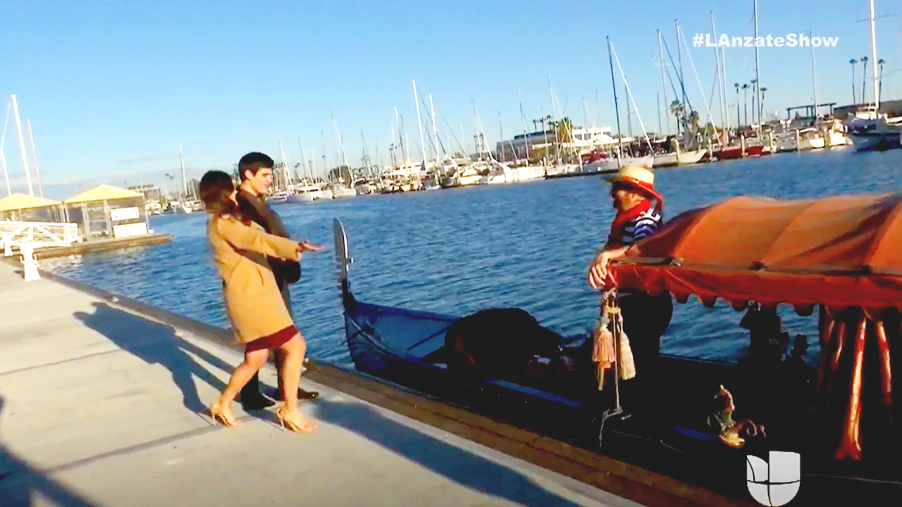 Univision Lánzate — Adriel Favela episode at the marina