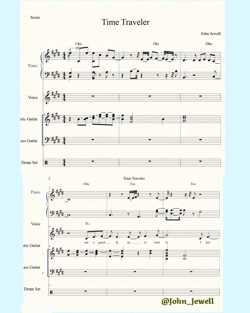 Time Traveler score preview